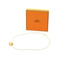 Miniatyrbild 6 av 6: Pre-owned Hermès Gold Plated Cage dH Cube Necklace Gold