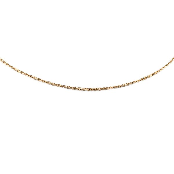 Pre-owned Hermès 18K Yellow Gold Chain Link Necklace Gold