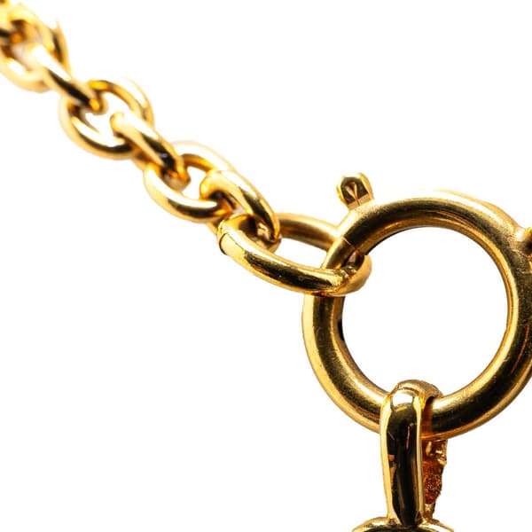 Pre-owned Chanel Gold Plated 31 Rue Cambon Pendant Necklace Gold