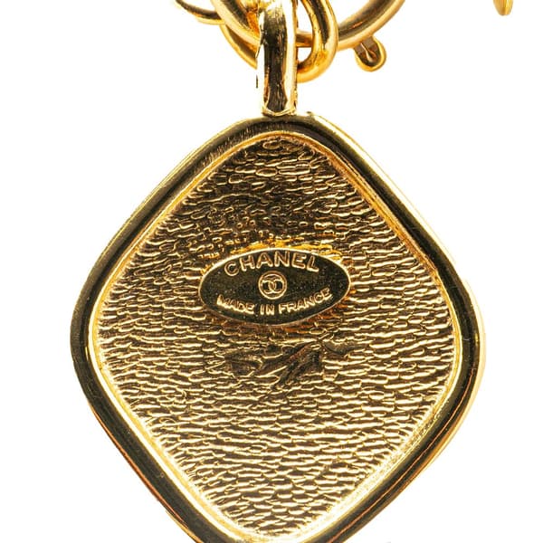 Pre-owned Chanel Gold Plated 31 Rue Cambon Pendant Necklace Gold
