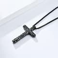 Miniatyrbild 4 av 9: INF Halsband med kors och PL001-kedja (3x60 cm)