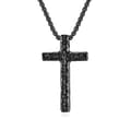 Miniatyrbild 1 av 9: INF Halsband med kors och PL001-kedja (3x60 cm)