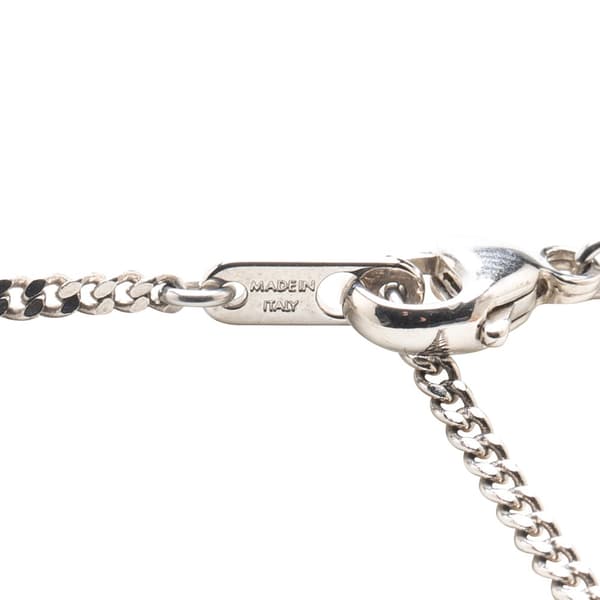 Pre-owned Louis Vuitton Yayoi Kusama Silver Plated LV Iconic Infinity Dots Pendant Necklace Silver
