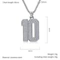 Miniatyrbild 4 av 5: INF Korhalsband med hängsmedel nr. 10 och PL001-kedja (3x60 cm) Silver