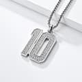 Miniatyrbild 1 av 5: INF Korhalsband med hängsmedel nr. 10 och PL001-kedja (3x60 cm) Silver