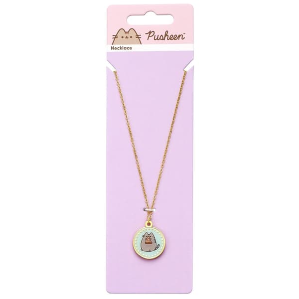 Pusheen Pizza necklace