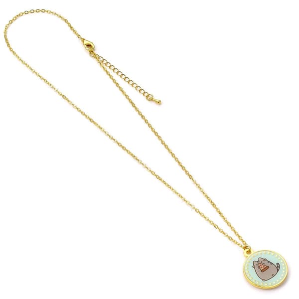 Pusheen Pizza necklace