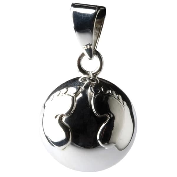 Babylonia Bola hängsmycke med fotspår Silver BOLA 1 VF109