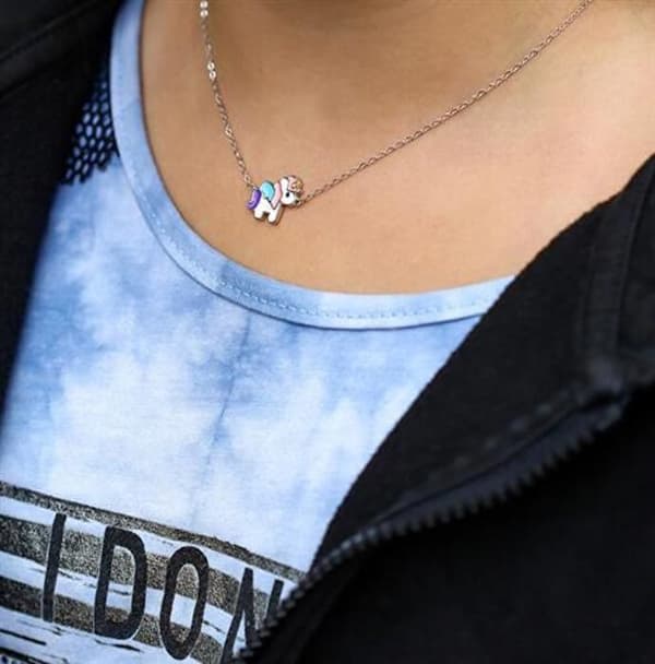 Collier licorne i silver AGS1340/40D