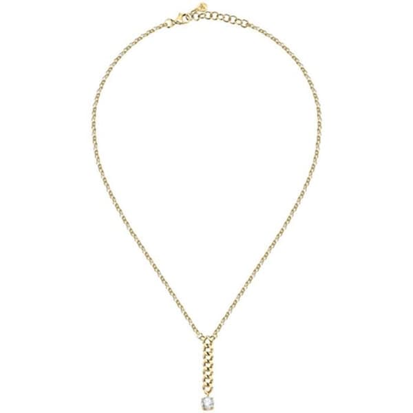 Charmigt guldpläterat halsband med kristaller Poetica SAUZ07