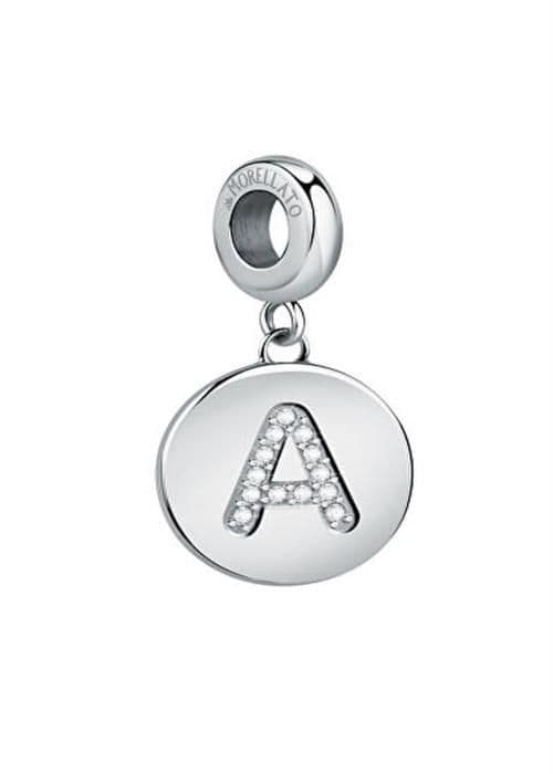 Pendentiv i stål bokstav A Droppar SCZ1144
