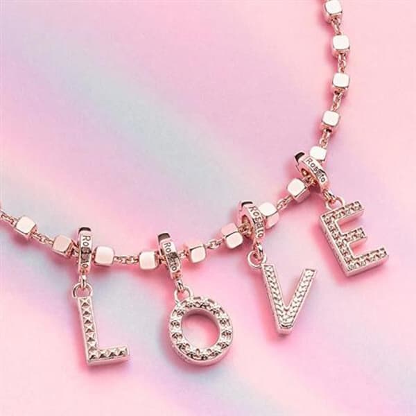 Pendentiv i brons bokstav L Storie RZ090