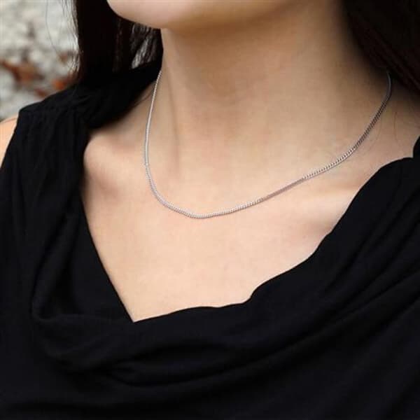 Original silver chain Pancer AGS670 - Length: 60 cm