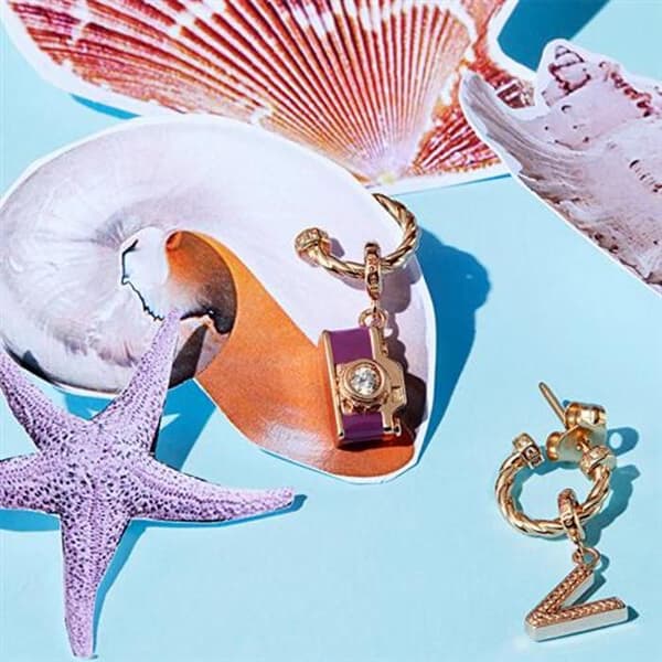 Pendentiv i brons bokstav K Storie RZ089