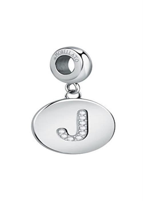 Pendentiv i stål bokstaven J Droppar SCZ1162