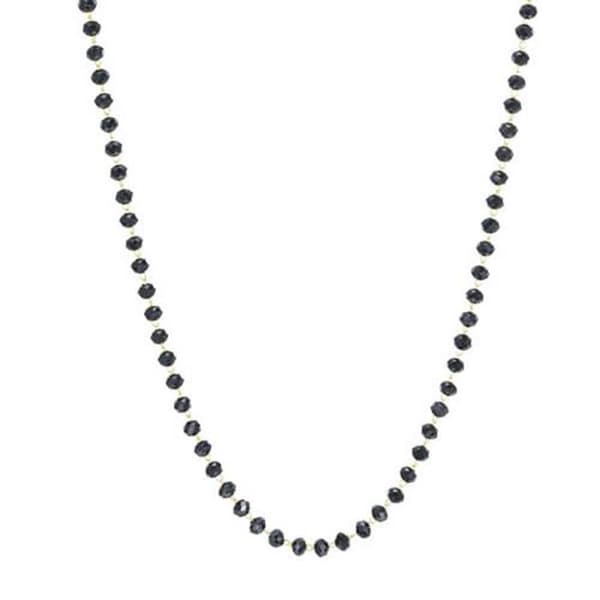 Svart pärlcollier Happy SHAC47