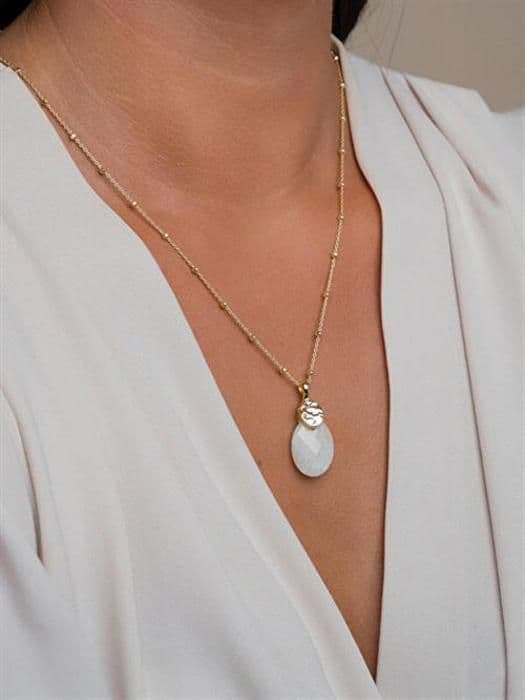 Pendentif i guldförgyllt med präglad design PENG26
