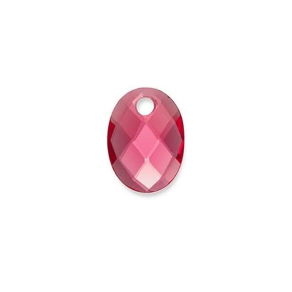 Ovalt hänge i fuchsia kvarts PENGEM51-MO