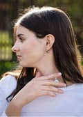 Miniatyrbild 2 av 2: Elegant silver jewelry set Tree of Life AGSET368R (chain, pendant, earrings)