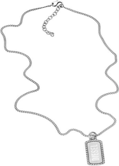 Halsband i stål för män med hänge DX1455040