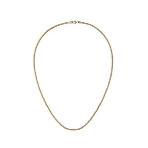 Unisex kedjelänk med pläterat guld DW00401099
