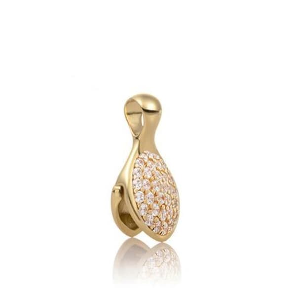 Pendentiv i förgyllt med kubisk zirkon PENG02