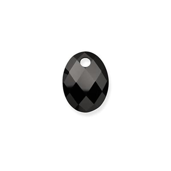 Oval hängsmycke i svart onyx PENGEM07-MO