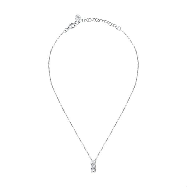 Halsband i återvunnet 925/1000 silver och zircon - SAIW240