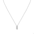 Miniatyrbild 1 av 4: Halsband i återvunnet 925/1000 silver och zircon - SAIW240