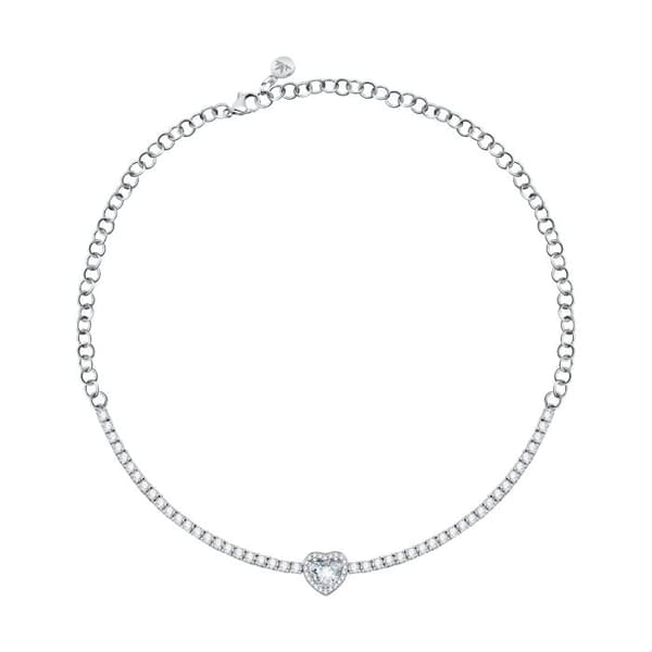 Halsband - MORELLATO - SAVB17 - Återvunnet 925 silver - 38 cm + 4 cm - Dam