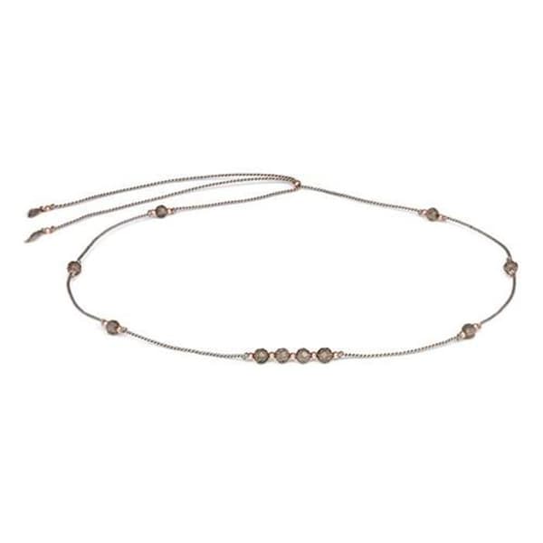 Collier de perles en dentelle HE28K3RG-GY
