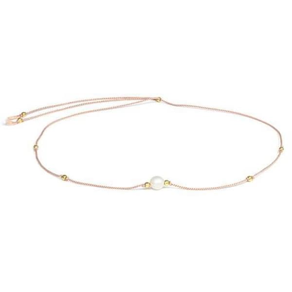 Mjukt halsband med sötvattenspärla HE05K3G-LP