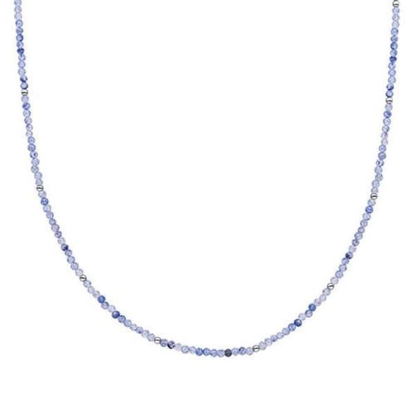 Halsband av pärlor med blå aventurin NLK04S-G37