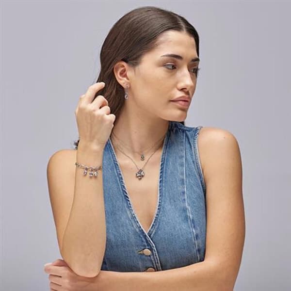 Elegant halsband i stål Symphonia BYM187 (kedja, hängsmycke)