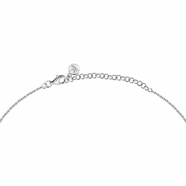 Vacker silverhalsband med kubisk zirkon Tesori SAIW272