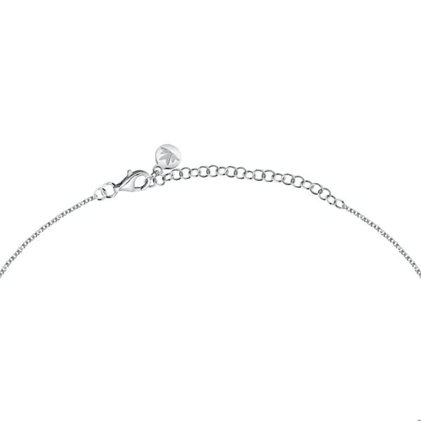 Vacker silverhalsband med kubisk zirkon Tesori SAIW272