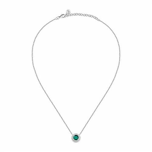 Vacker silverhalsband med kubisk zirkon Tesori SAIW272