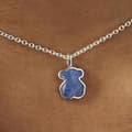 Miniatyrbild 5 av 6: Squirrel silver halsband med björn 615434530 (kedja, hänge)