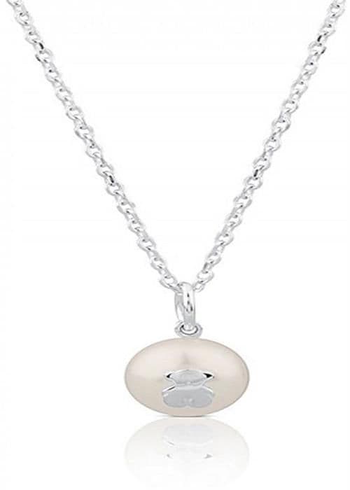 Silver necklace with genuine pearl 517094500 (chain, pendant)