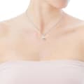 Miniatyrbild 2 av 6: Silver necklace with genuine pearl 517094500 (chain, pendant)