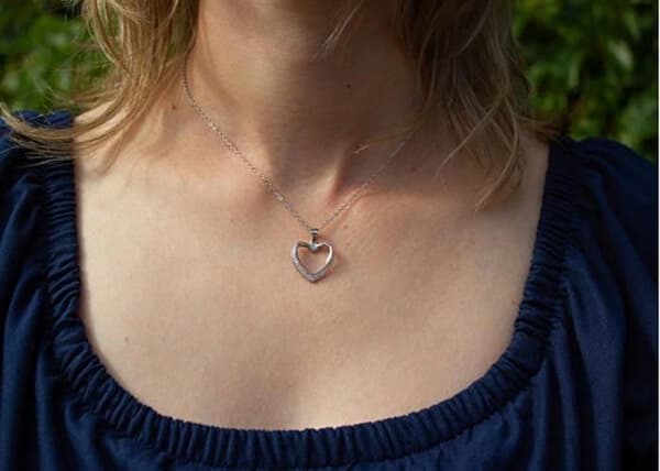 Pendentiv i silver Tender Heart AGH766