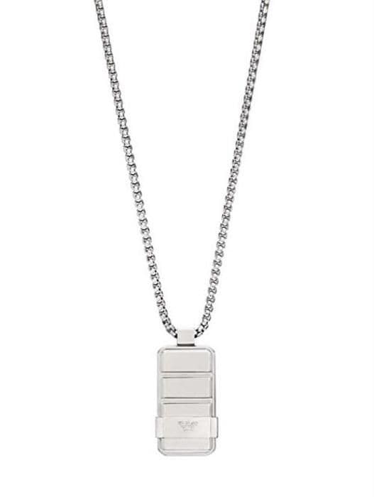 Moderna herrhalsband i stål EGS3078040