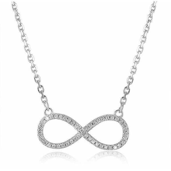 Collier Infinity D'argent Beneto Ags778/48, För Kvinnor, Sbe0430