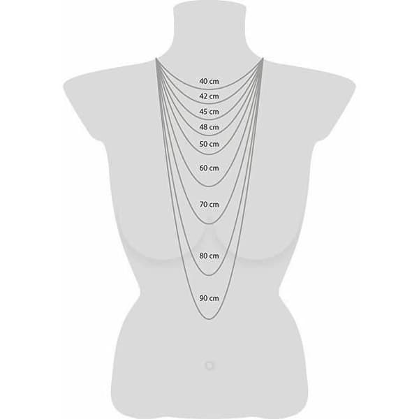 Silver Chain Engelsrufer Erna-43-15s - För Kvinna - 48cm - Ser0027-48