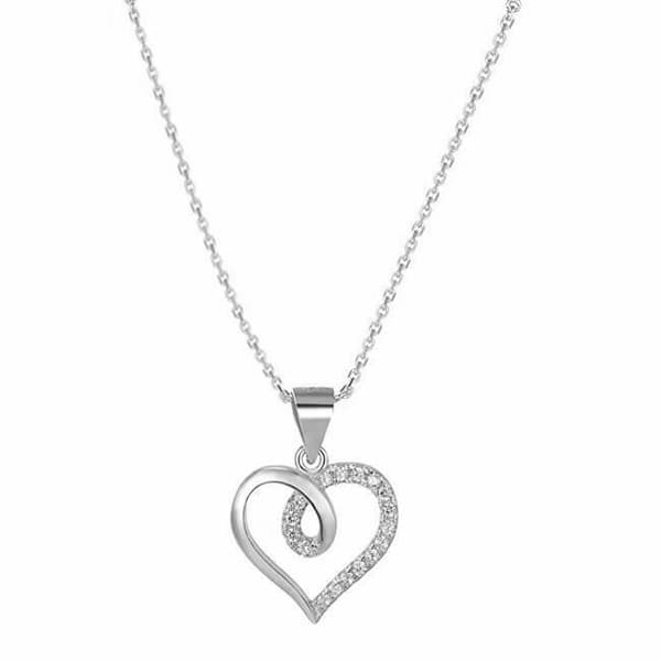 Silver Necklace Beneto Ags495 / 47, For Women, Sbe0642
