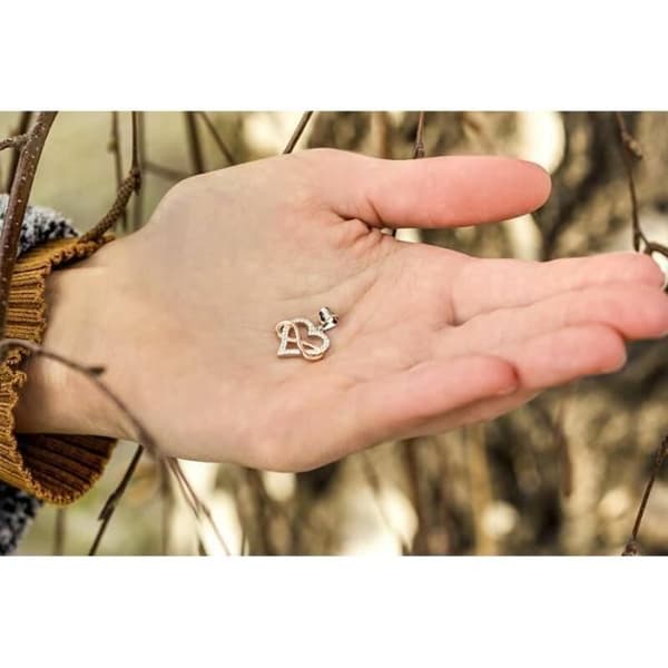 Beneto Collier D'argent Romantique Med Zirconer Infinite Love Agh542l, För Kvinnor, Sbe1312