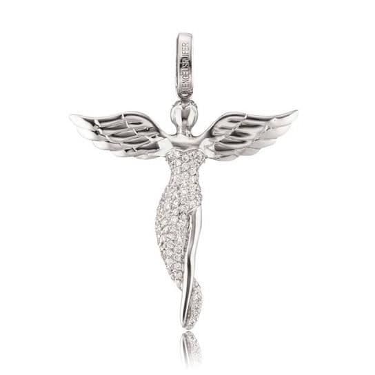 Engelsrufer - Engelsrufer Femmes Pendentiv Engel Silver Zirconia Ref 40012