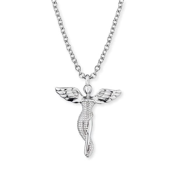 Pendentiv Halsband Dam - Engelsrufer - ERN-LILANGEL - Silver Fin 925/1000 - Ankarmönster - Karbinhake
