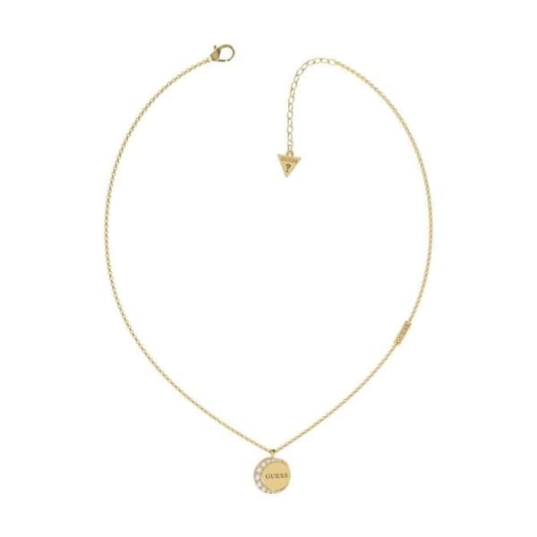 Halsband - Guess - JUBN01189JWYGTU - Rostfritt stål - Guld - Hänge med stenar