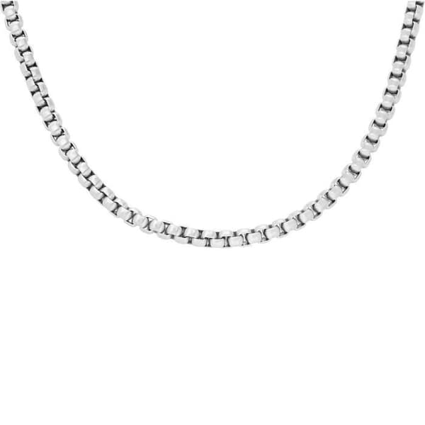 Collier - Fossil - Ellis - Rostfritt stål - Justerbar längd 46-51 cm - Färg vit
